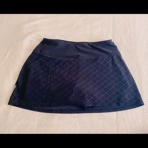 Black Tennis Skirt with Cute Detailing